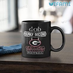 UGA Mug God First Family Second Then Georgia Bulldogs Football Gift