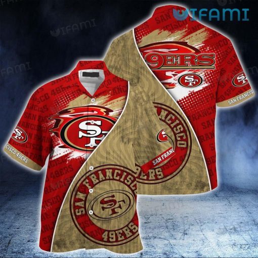 Vintage 49ers Button Up Shirt San Francisco 49ers Hawaii Shirt Gift For Niners Fans