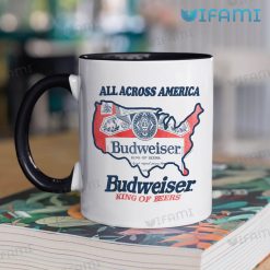Vintage Budweiser Beer Mug All Across America Budweiser Gift Two Tone Coffee Mug