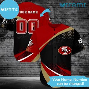 Custom Name 49ers Baseball Jersey Mascot Death San Francisco 49ers