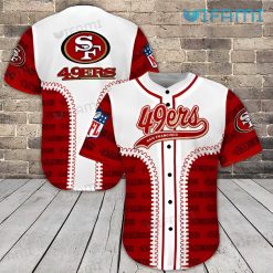 49ers Baseball Style Jersey Zipper San Francisco 49ers Gift