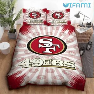 49ers Bedding Set Multi Logo San Francisco 49ers Gift