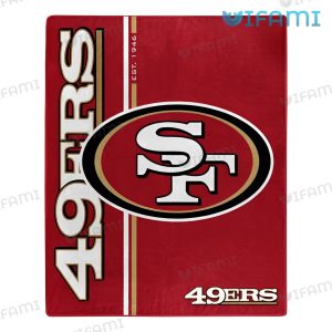 49ers Blanket 60X80 Logo San Francisco 49ers Gift