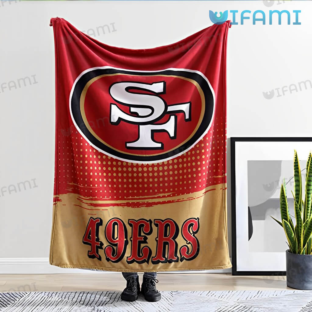 Vintage 49ers  Logo San Blanket Francisco 49ers Gift