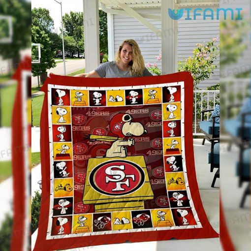 49ers Blanket Snoopy San Francisco 49ers Gift
