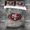 49ers Comforter Set Grunge Texture San Francisco 49ers Gift