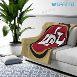 49ers Fleece Blanket Logo San Francisco 49ers Present