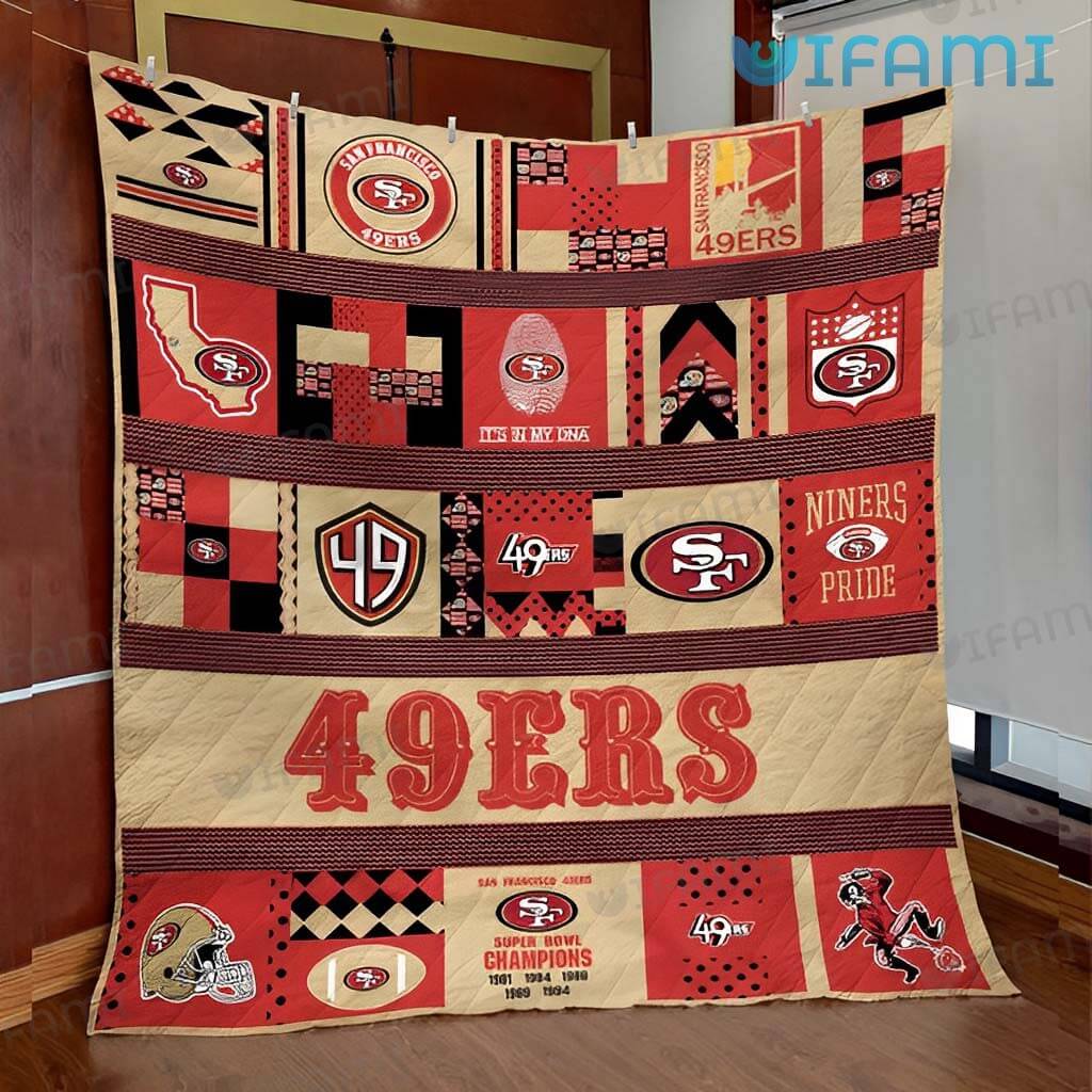 Wrap Yourself In 49Ers Pride With Our Cozy Fleece Blanket.