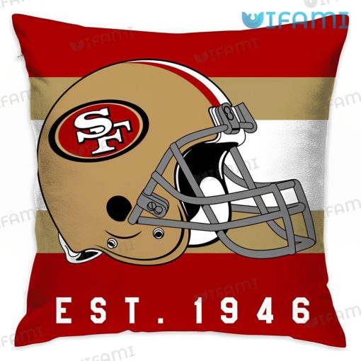 49ers Pillow Football Helmet Est 1946 San Francisco 49ers Gift