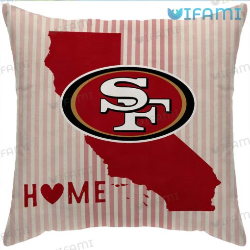 49ers Pillow Home Map San Francisco 49ers Gift