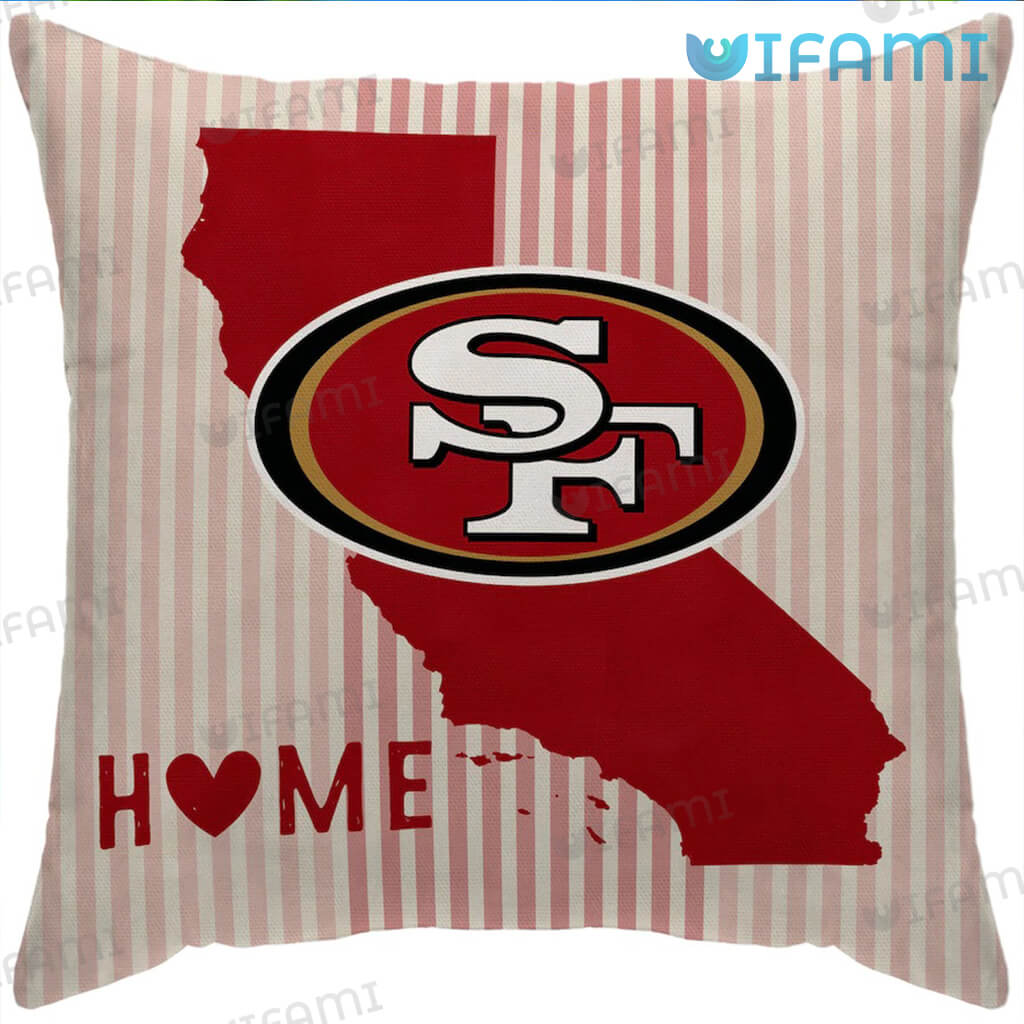 Adorable 49ers Home Map Pillow San Francisco 49ers Gift