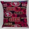 49ers Pillow Logo Pattern San Francisco 49ers Gift