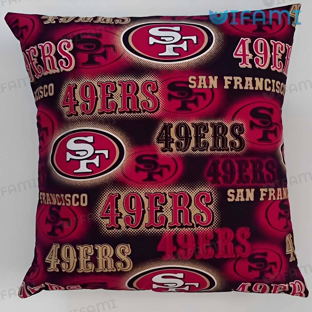 Special 49ers  Logo Pattern Pillow San Francisco 49ers Gift