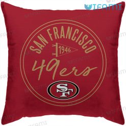 49ers Pillow Logo San Francisco 49ers Gift
