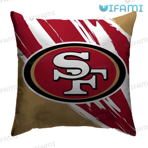 49ers Pillow White Red And Brown San Francisco 49ers Gift