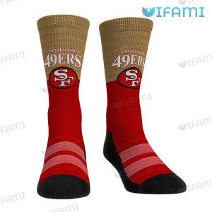 49ers Socks Brown And Red Logo San Francisco 49ers Gift