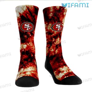 49ers Socks Colorway Tie-Dye San Francisco 49ers Gift