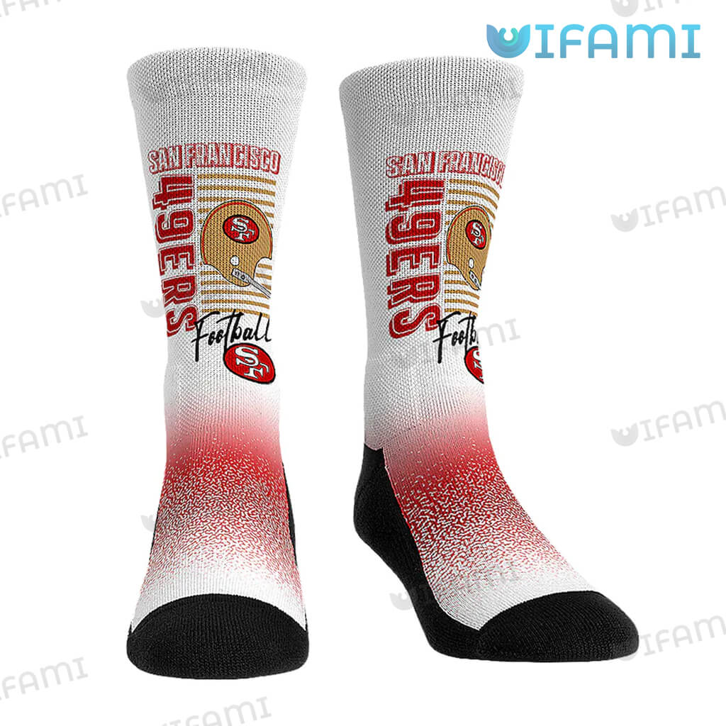 Adorable 49ers Football Helmet Logo Socks San Francisco 49ers Gift
