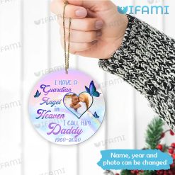 Angel In Heaven Ornament I Have A Guardian Personalized Memorial Present