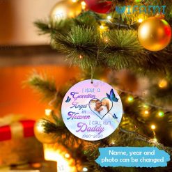 Angel In Heaven Ornament I Have A Guardian Personalized Memorial Present Christmas