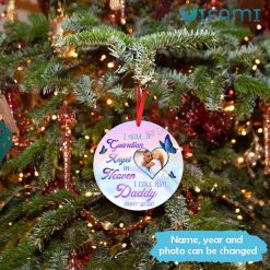 Angel In Heaven Ornament I Have A Guardian Personalized Memorial Xmas Present