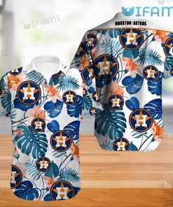 Astros Aloha Shirt Palm Tree Flower Logo Houston Astros Gift