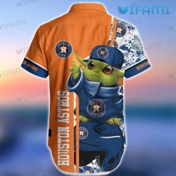 Astros Hawaiian Shirt Baby Yoda Short Clothes Houston Astros Present