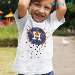 Astros Shirt Falling Heart Logo Houston Atros Kid Tshirt Gift