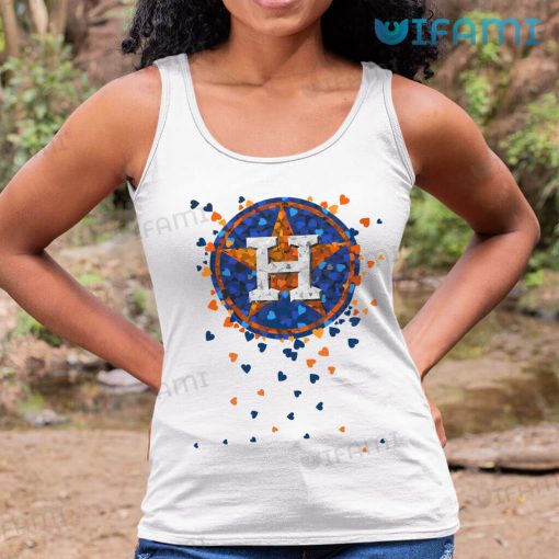 Astros Shirt Falling Heart Logo Houston Astros Gift