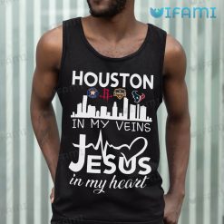 Astros Shirt Houston In My Veins Jesus In My Heart Houston Astros Tank Top Gift