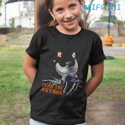 Astros Shirt Jack Skellington Fear The Astros Kid Tshirt Gift For Stros Fan
