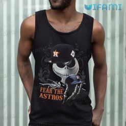 Astros Shirt Jack Skellington Fear The Astros Tank TopGift For Stros Fan
