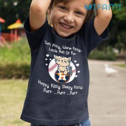 Astros Shirt Kitty Cat Houston Astros Kid Tshirt Gift