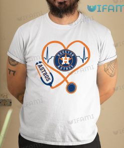 Astros Shirt Nurse Heartbeat Logo Houston Astros Gift