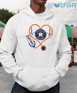 Astros Shirt Nurse Heartbeat Logo Houston Astros Hoodie Gift