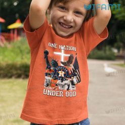 Astros Shirt One Nation Under God Houston Astros Kid Tshirt Gift