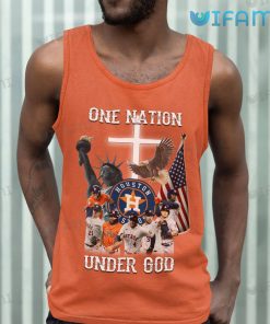 Astros Shirt One Nation Under God Houston Astros Tank Top Gift