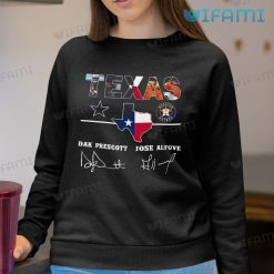 Astros Shirt Texas Dak Prescott Jose Altuve Cowboys Houston Astros Sweatshirt Gift