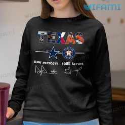 Astros Shirt Texas Jose Altuve Dak Prescott Cowboys Houston Astros Sweatshirt Gift