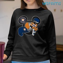 Astros Shirt Women Mickey Minnie Mouse Houston Astros Sweatshirt Gift