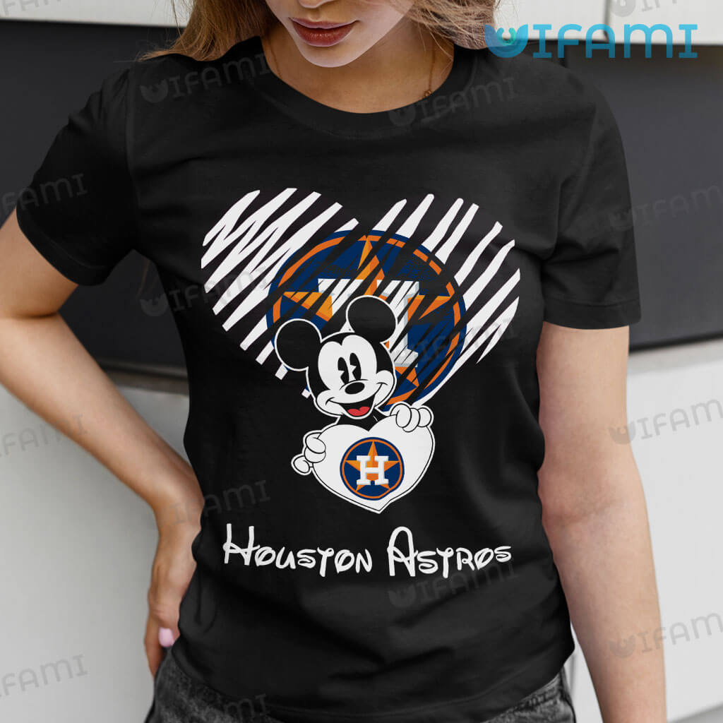 Cute Astros Womens Mickey Mouse Houston Shirt Astros Gift