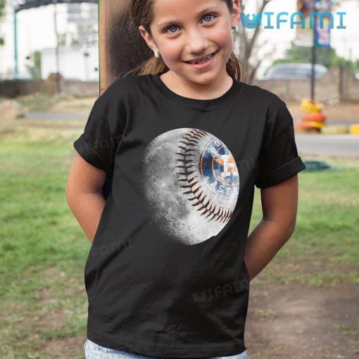 Astros T-Shirt Baseball Moon Houston Astros Gift