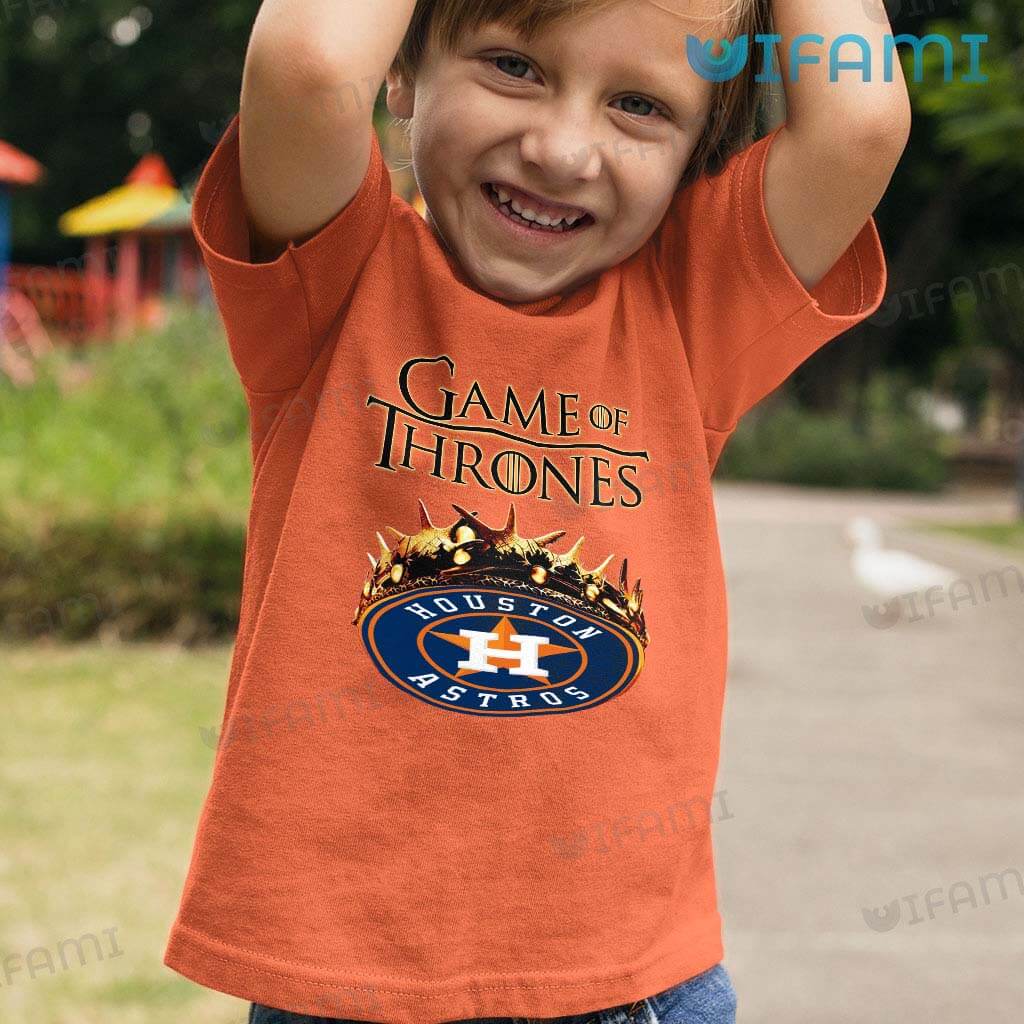Astros T-Shirt Game Of Thrones Crown Logo Houston Astros Gift -  Personalized Gifts: Family, Sports, Occasions, Trending