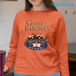 Astros T Shirt Game Of Thrones Crown Logo Houston Astros Sweatshirt Gift