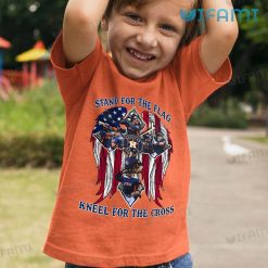 Astros T Shirt Stand For The Flag Kneel For The Cross Houston Astros Kid Tshirt Gift