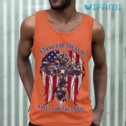 Astros T Shirt Stand For The Flag Kneel For The Cross Houston Astros Tank Top Gift