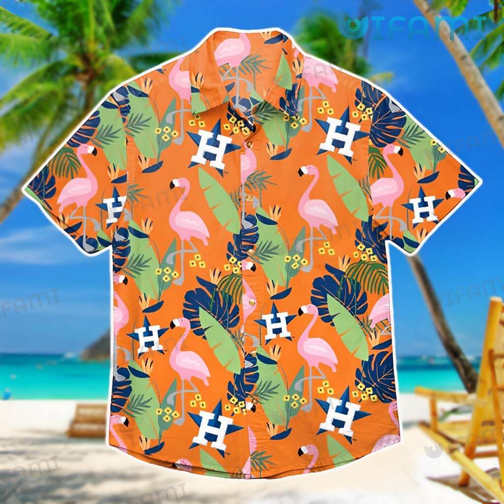 Astros Tropical Shirt Flamingo Banana Leaf Houston Astros Gift -  Personalized Gifts: Family, Sports, Occasions, Trending