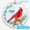 Cardinal Ornament I Am Always With You Personalized Memorial Gift