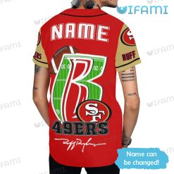 Custom Name 49ers Baseball Jersey Ruff Ryders 49ers Present Model Back