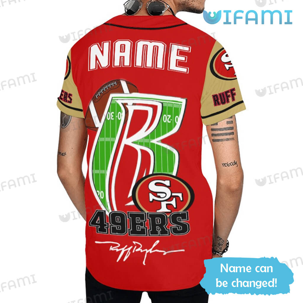 Personalized 49ers Baseball Jersey Metallica Skeleton San Francisco 49ers  Gift - Personalized Gifts: Family, Sports, Occasions, Trending